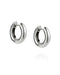 Chubby Huggy Hoops - Sterling Silver